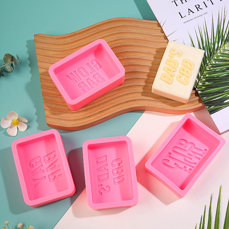 Soap Making In Fight Club - Fight Club Buchstaben Seife Silikonform Rechteck