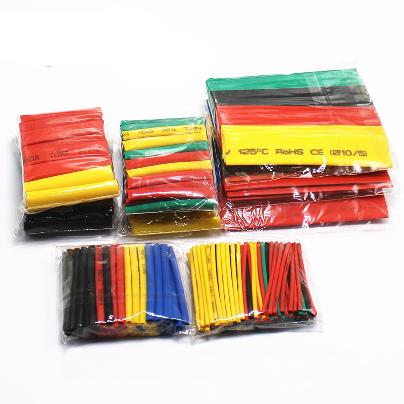 Shrink Wrap Pvc - 328-teiliges Schrumpfschlauch-Set, Schrumpfschlauch, verschiedene Polyolefin-Isolierungsschläuche, Schrumpfschläuche,