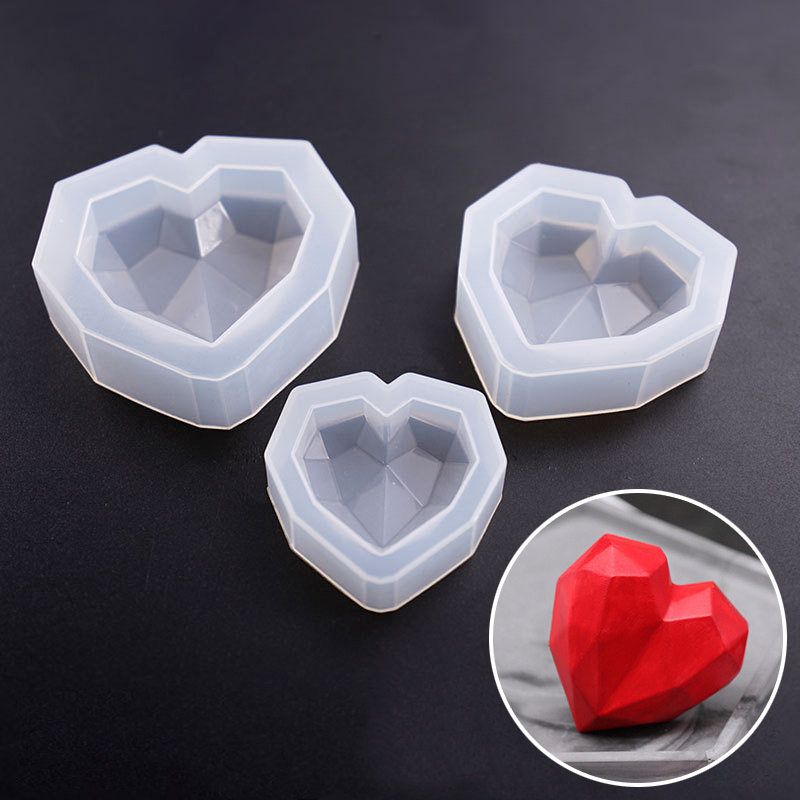 Melt Pour Soap Base - 1Pcs 3D Liebe Herz Design Silikon