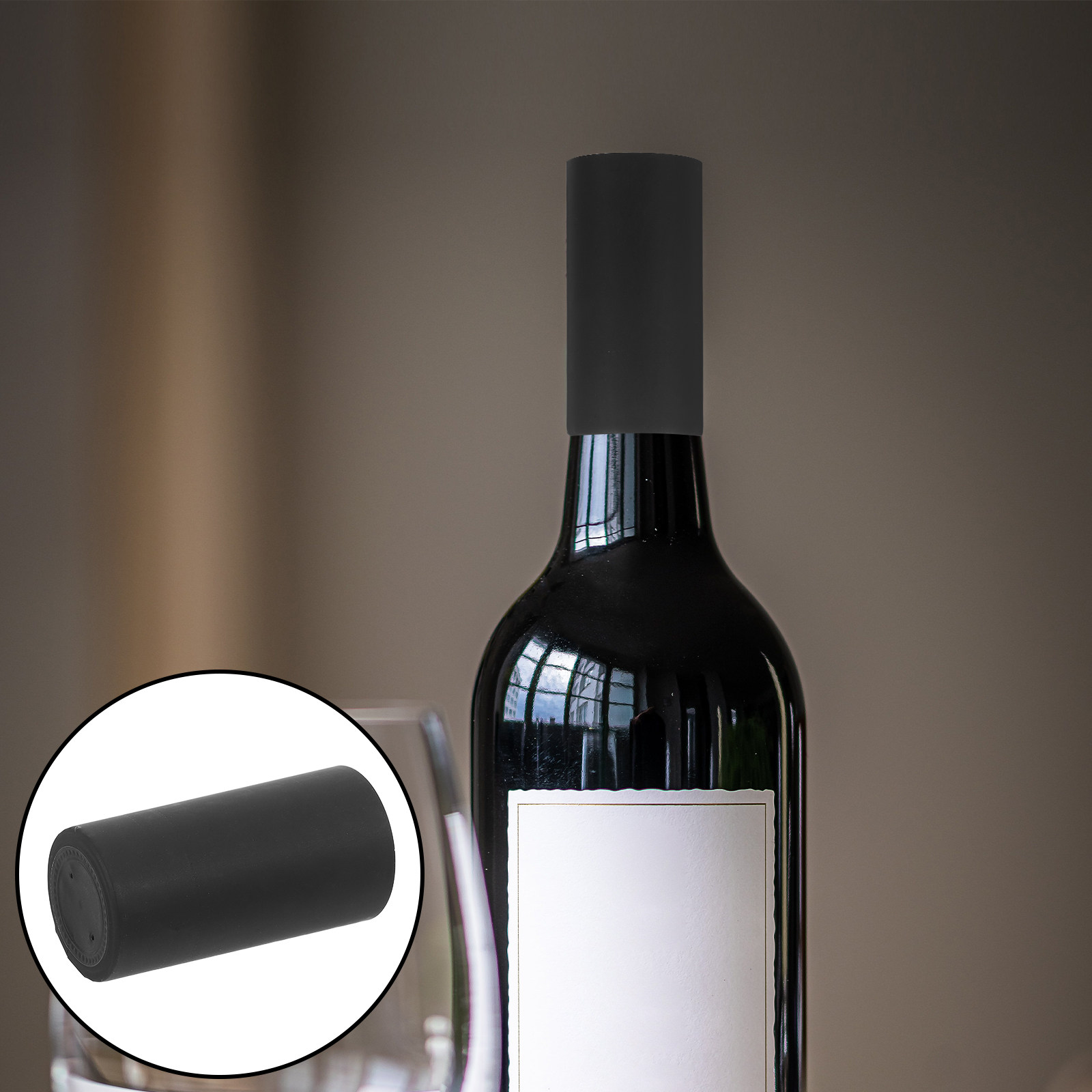 Shrink Wrap Pvc - 150 Stück Schrumpfhülsen 6x3cm PVC-Weinflaschenverschlüsse Versiegelungskapseln