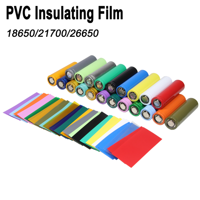 Shrink Wrap Pvc - 200 Stück Vorgeschnittene PVC-Schrumpfschläuche für 18650