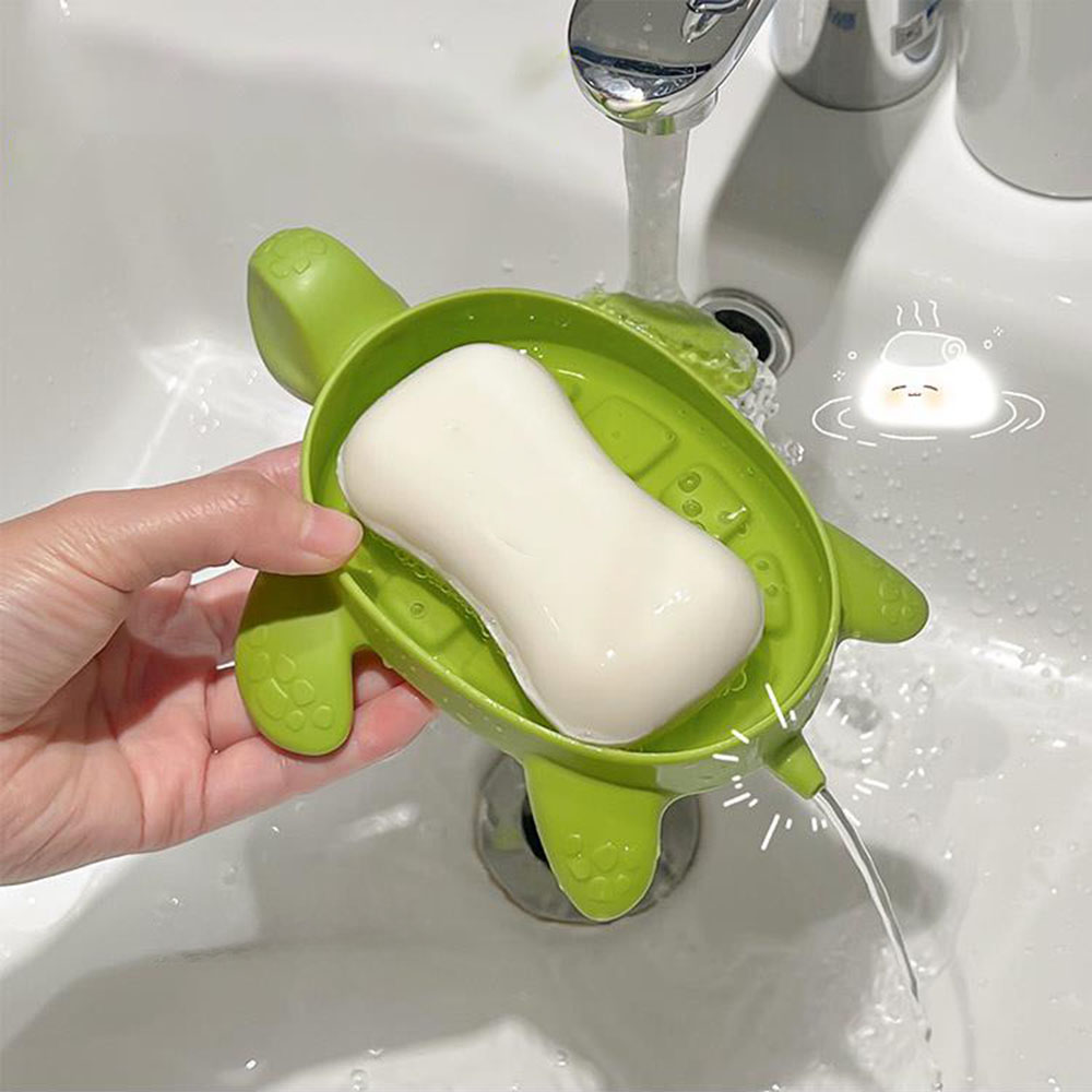Soap Making Box - Schildkröten-Abfluss-Seifenbox, Cartoon-Schildkröten-Seifenhalter, kreative Schildkröten-Seifenbox, Abfluss-Seifenhalter, Seifenkiste,