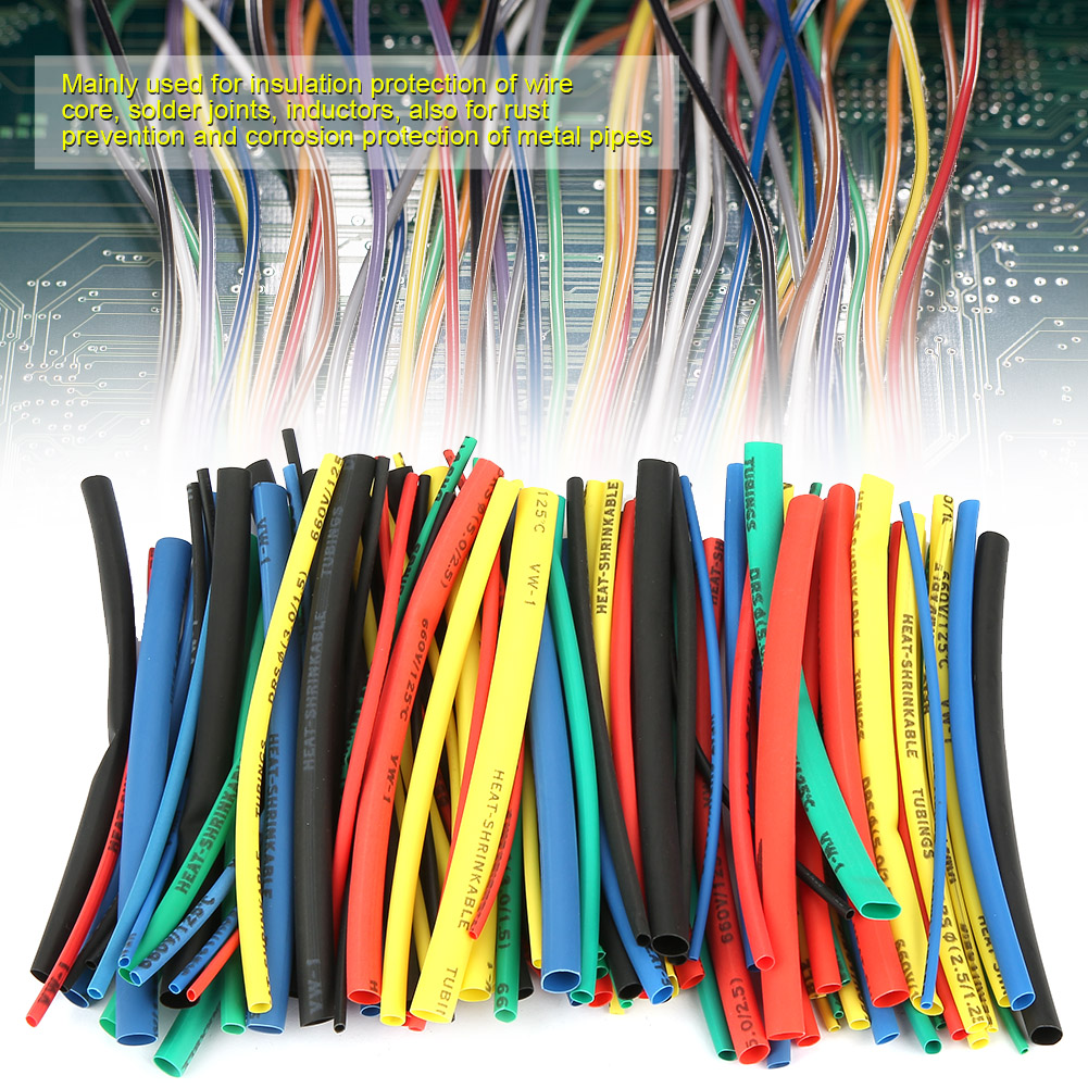Shrink Wrap Pvc - 100 Stück, 5 Größen, 5 Farben,