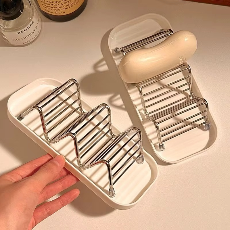 Soap Making Box - Seifenablage aus Edelstahl, multifunktionale Badezimmer-Aufbewahrungsbox, einfache