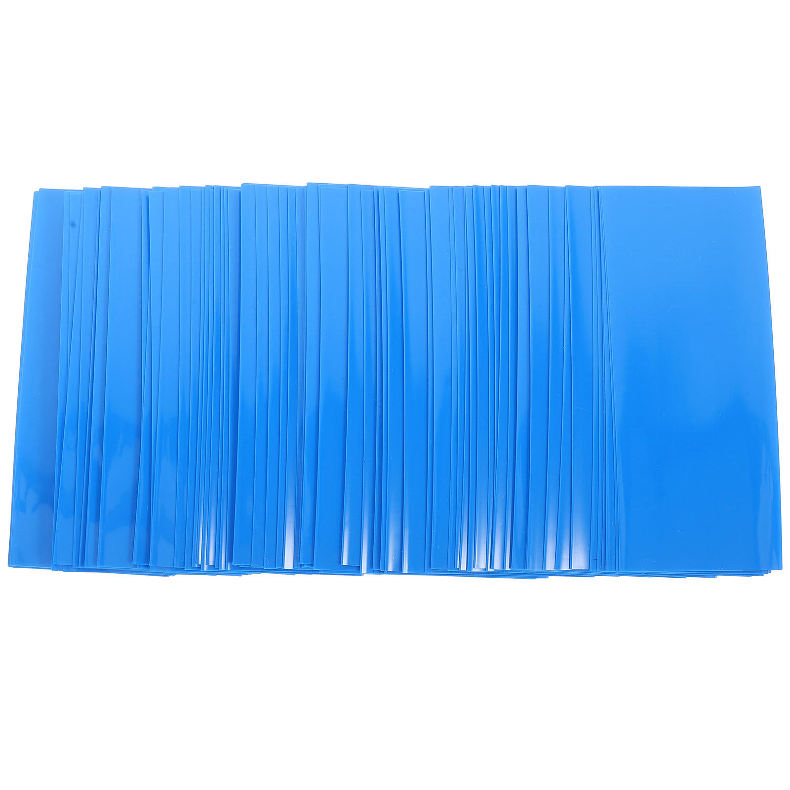 Shrink Wrap Pvc - 100 Stück PVC-Batterie-Schrumpfschlauch, blau, schrumpfbare Hülle