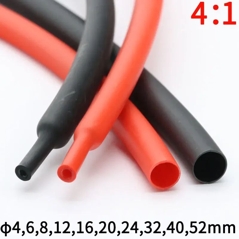 Shrink Wrap Pvc - Wärmeschrumpfschlauch mit Klebstoffbeschichtung 4:1 Doppelwandiger Schlauchhülle
