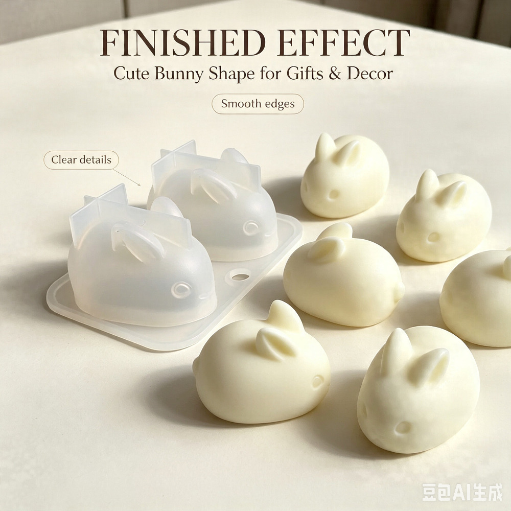 3D Mini-Hasen-Silikonform Lebe – Soap Making Equipment Bewertung und Preis