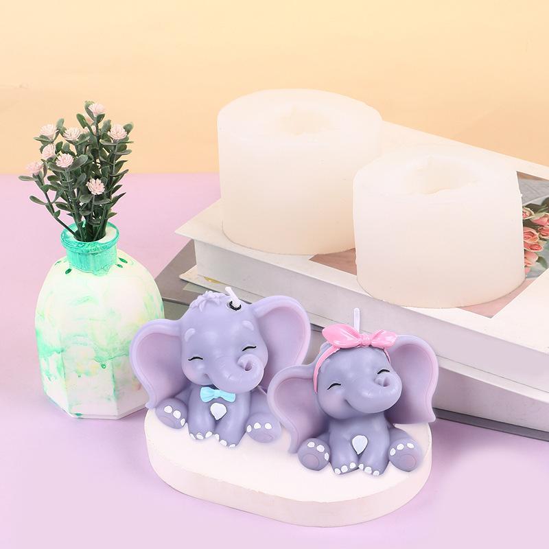 Niedliche 3D-Elefanten-Silikon – Soap Making Equipment Bewertung und Preis