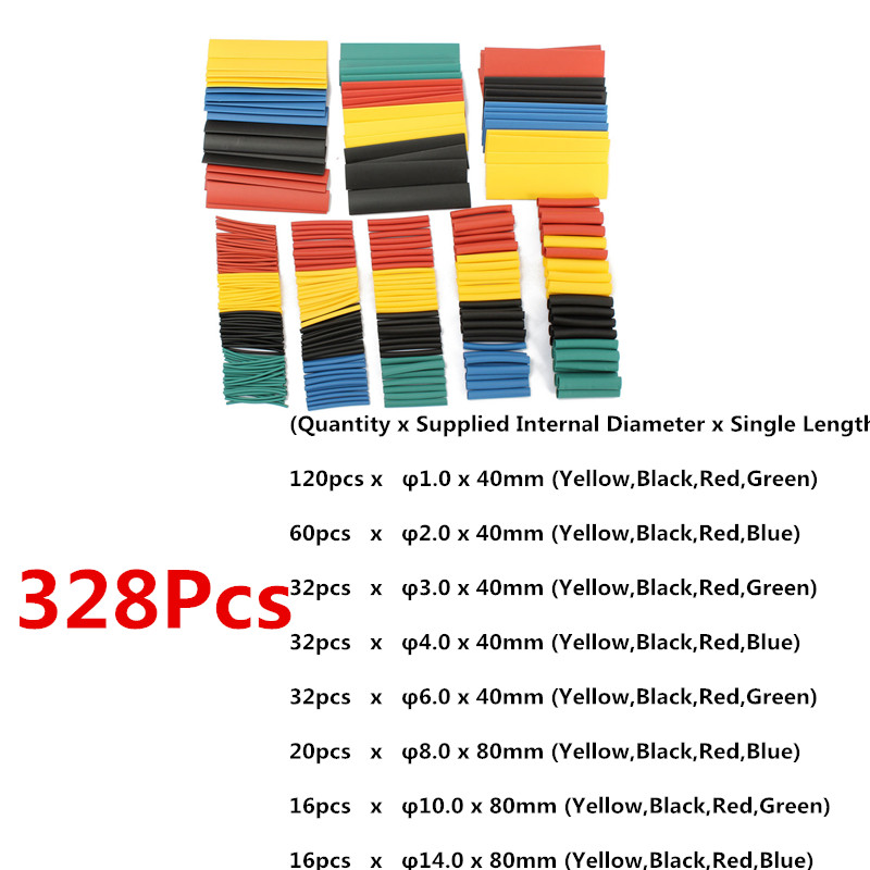 328-teiliges Schrumpfschlauch- – Shrink Wrap Pvc Bewertung und Preis
