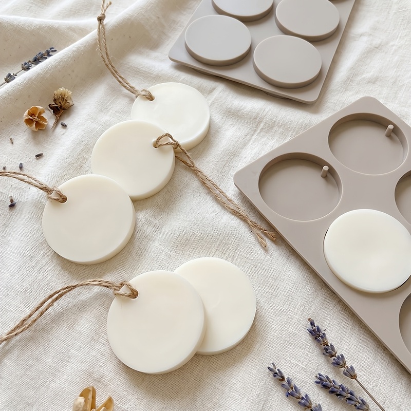 6-fach runde Silikonform für A – Melt Pour Soap Base Bewertung und Preis