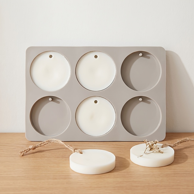 6-fach runde Silikonform für A – Melt Pour Soap Base Bewertung und Preis