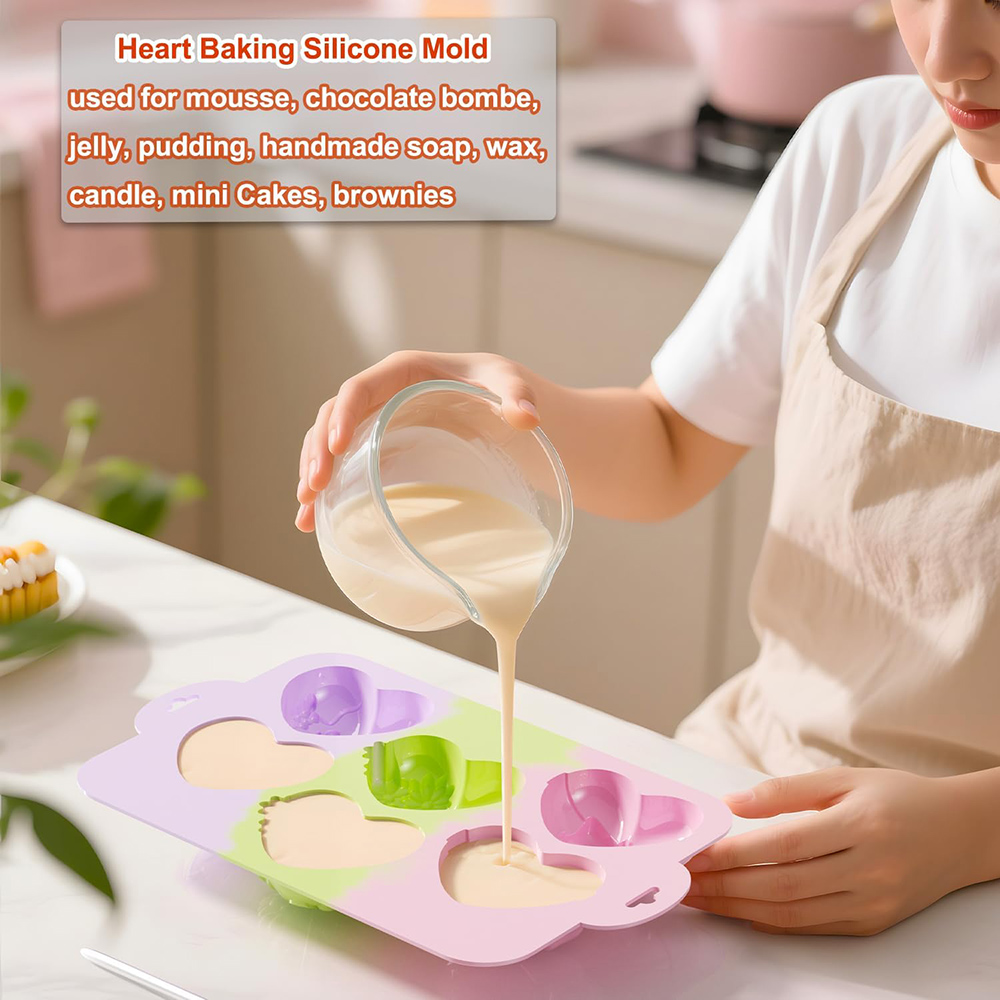 Herz-Silikonformen, Schokolade – Melt Pour Soap Base Bewertung und Preis
