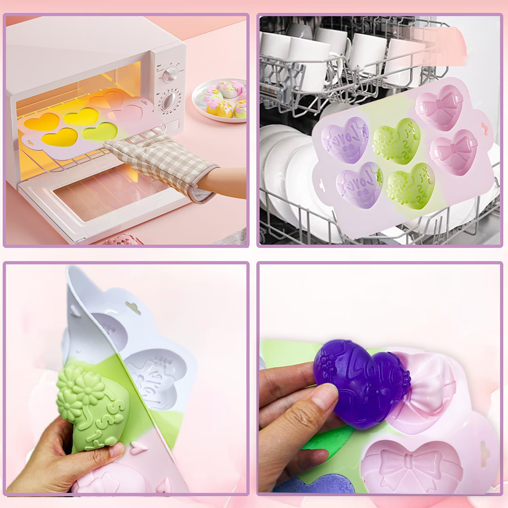 Herz-Silikonformen, Schokolade – Melt Pour Soap Base Bewertung und Preis
