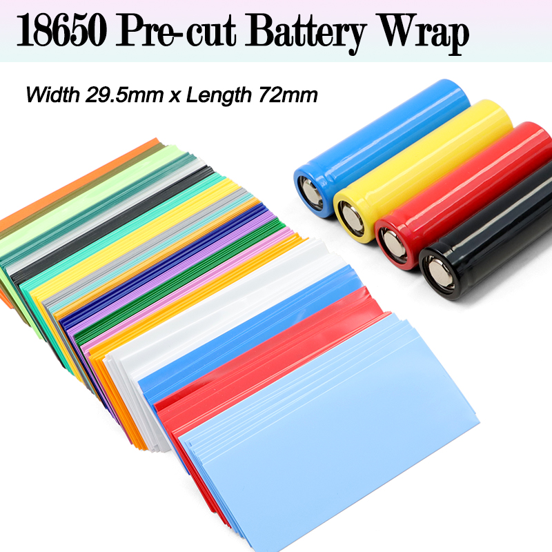 100/500 Stück 18650 Vorgeschni – Shrink Wrap Pvc Bewertung und Preis