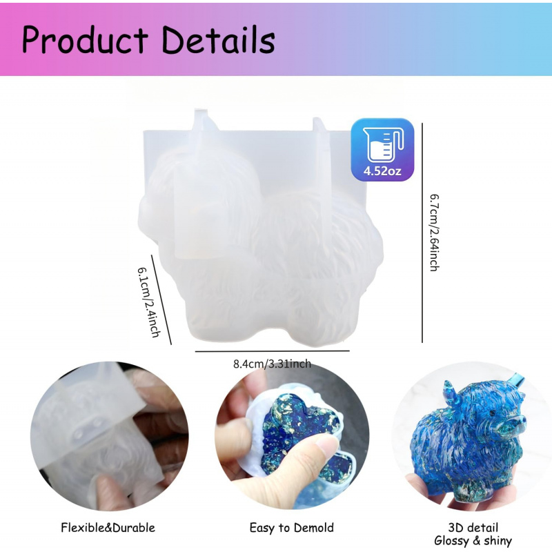 1 Stück 3D-Silikonform in Form – Soap Making Instructions Bewertung und Preis