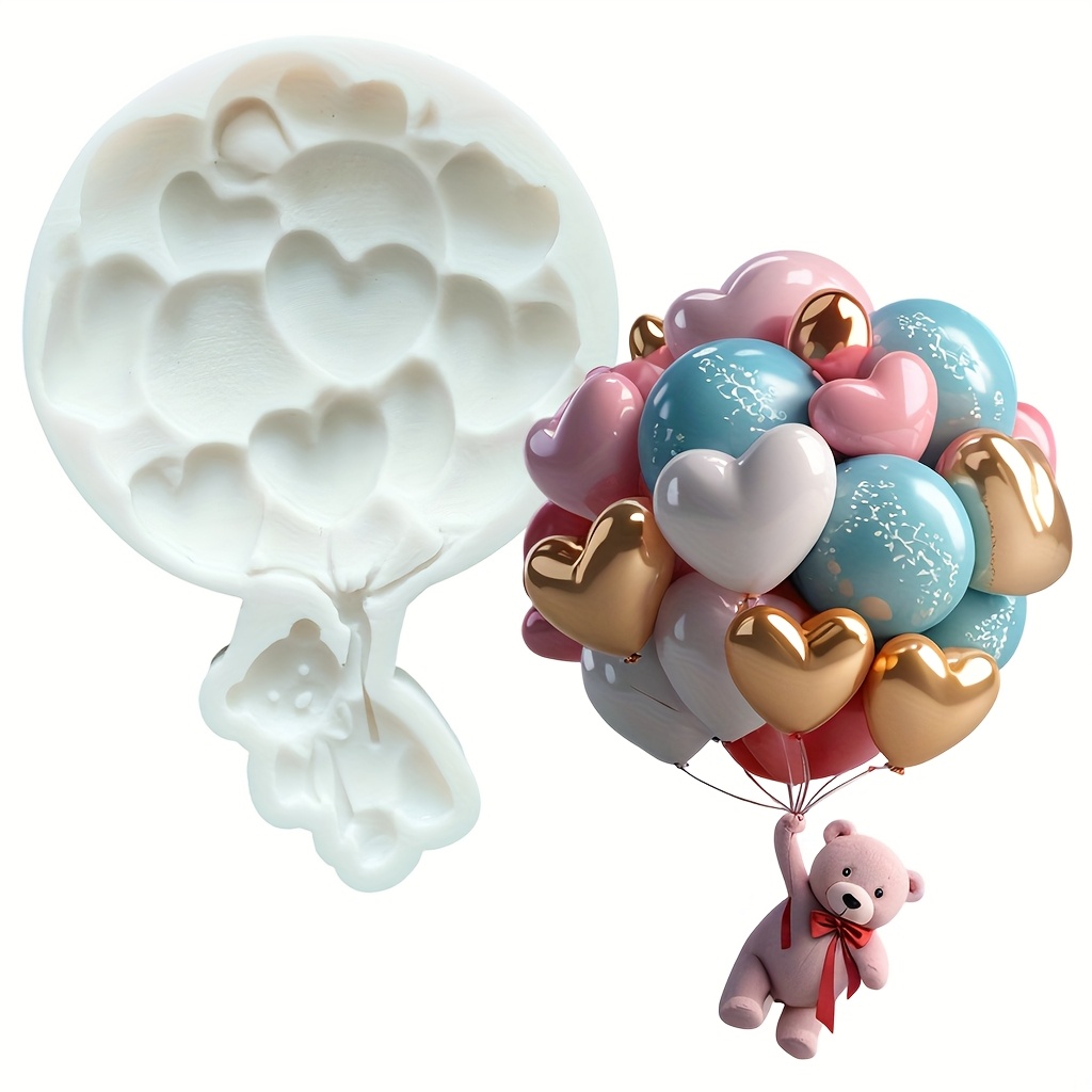 Ballonbär Herz Silikonform Fon – Soap Making Equipment Bewertung und Preis